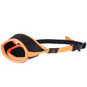 Mouth Cover To Prevent Eating Indiscriminately Large Labrador Dog (Option: Orange-XS)